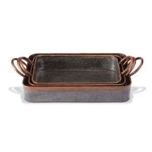 Never used! Mud Pie Tin Casserole Caddy